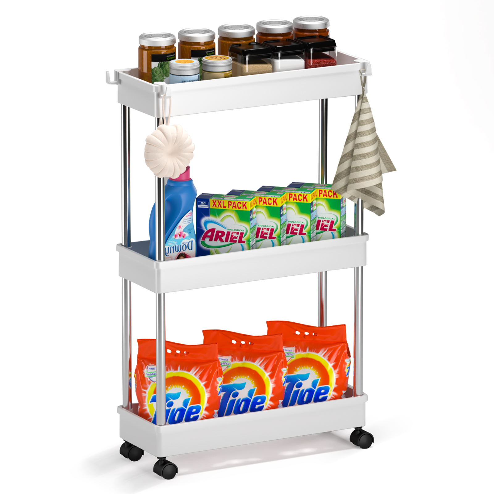 Pull Out Under Sink Organizer and Storage - DUSASA